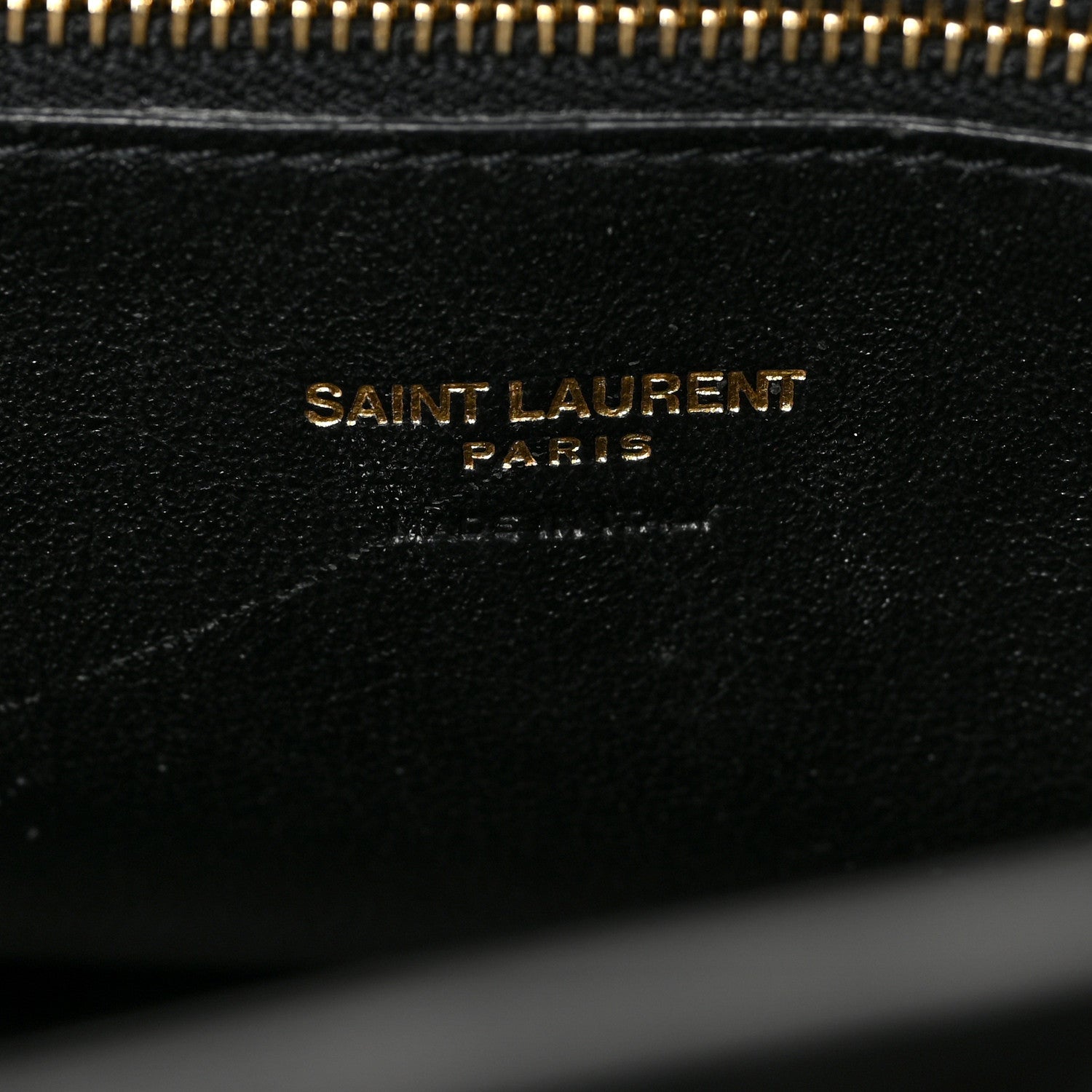 Saint Laurent Python Calfskin Embossed Monogram Baby Cabas Black 6 of 8