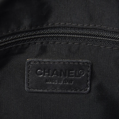 Chanel Calfskin Wild Stitch Top Handle Bag Black 6 of 14