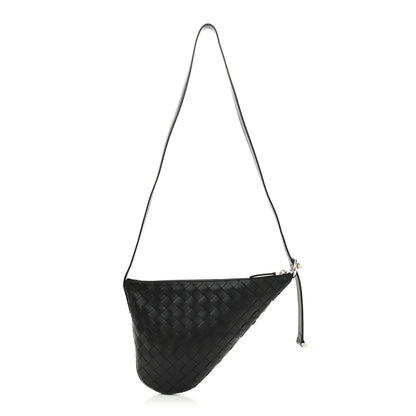 Bottega Veneta Calfskin Intrecciato Small Virgule Black 1 of 10
