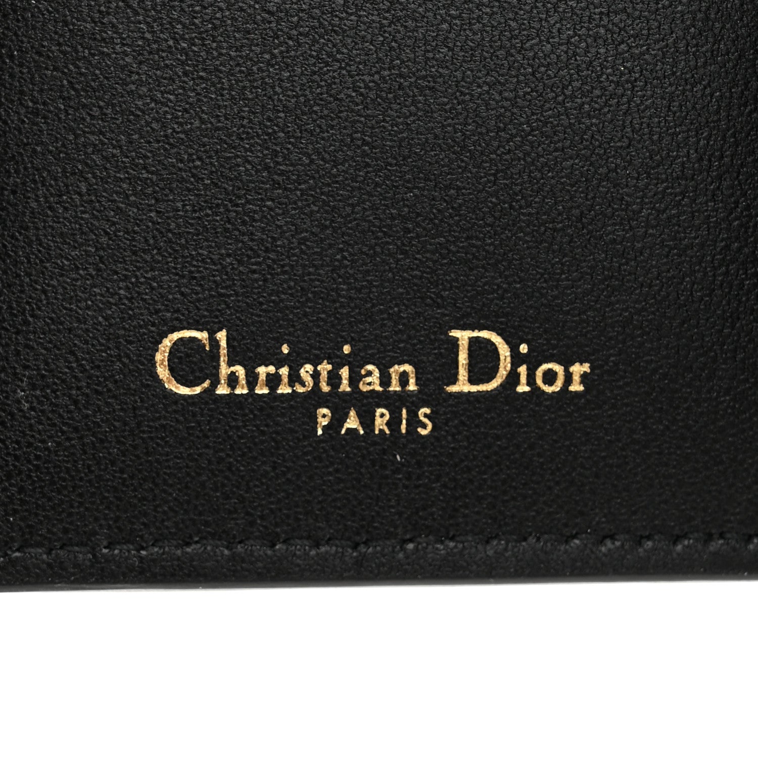 Christian Dior Metallic Patent Micro-Cannage Diorama Medium Wallet Silver 6 of 7