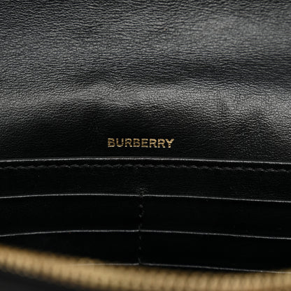 Burberry Grainy Calfskin Vintage Check Hampshire Crossbody Black 6 of 14