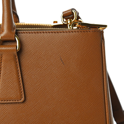 Prada Saffiano Large Galleria Double Zip Tote Cannella 9 of 12