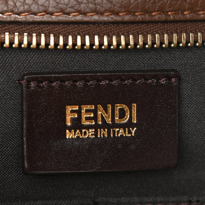 Fendi Zucca Vitello Artic Grande Shopping Tote Tobacco Castagna 8 of 12