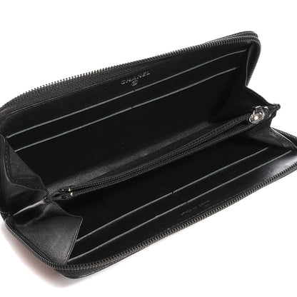 Chanel Caviar Large Timeless CC Zip Around Wallet Black 5 of 8