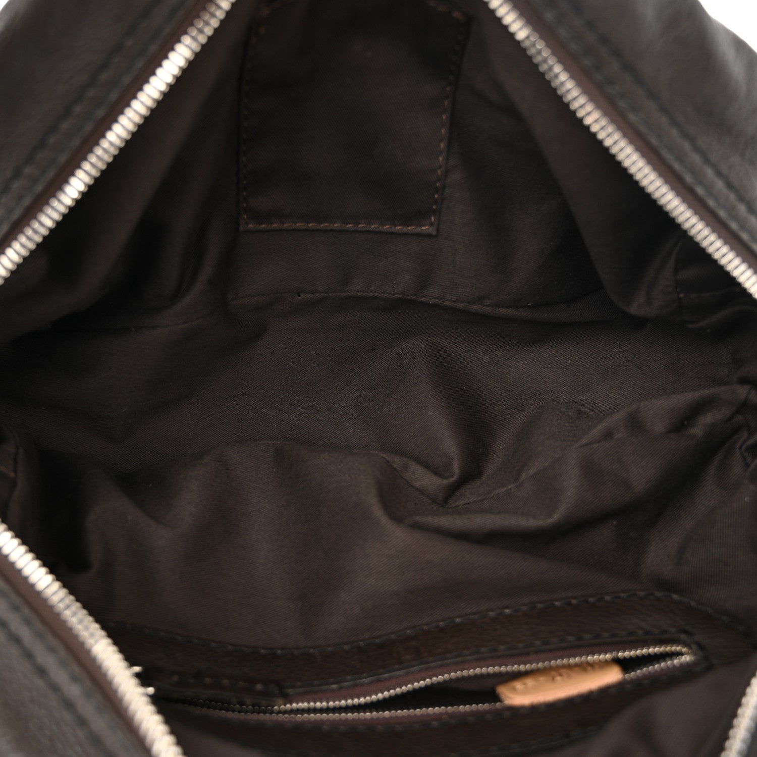 Chloe Calfskin Paddington Double Zip Bowler Chocolate 5 of 12