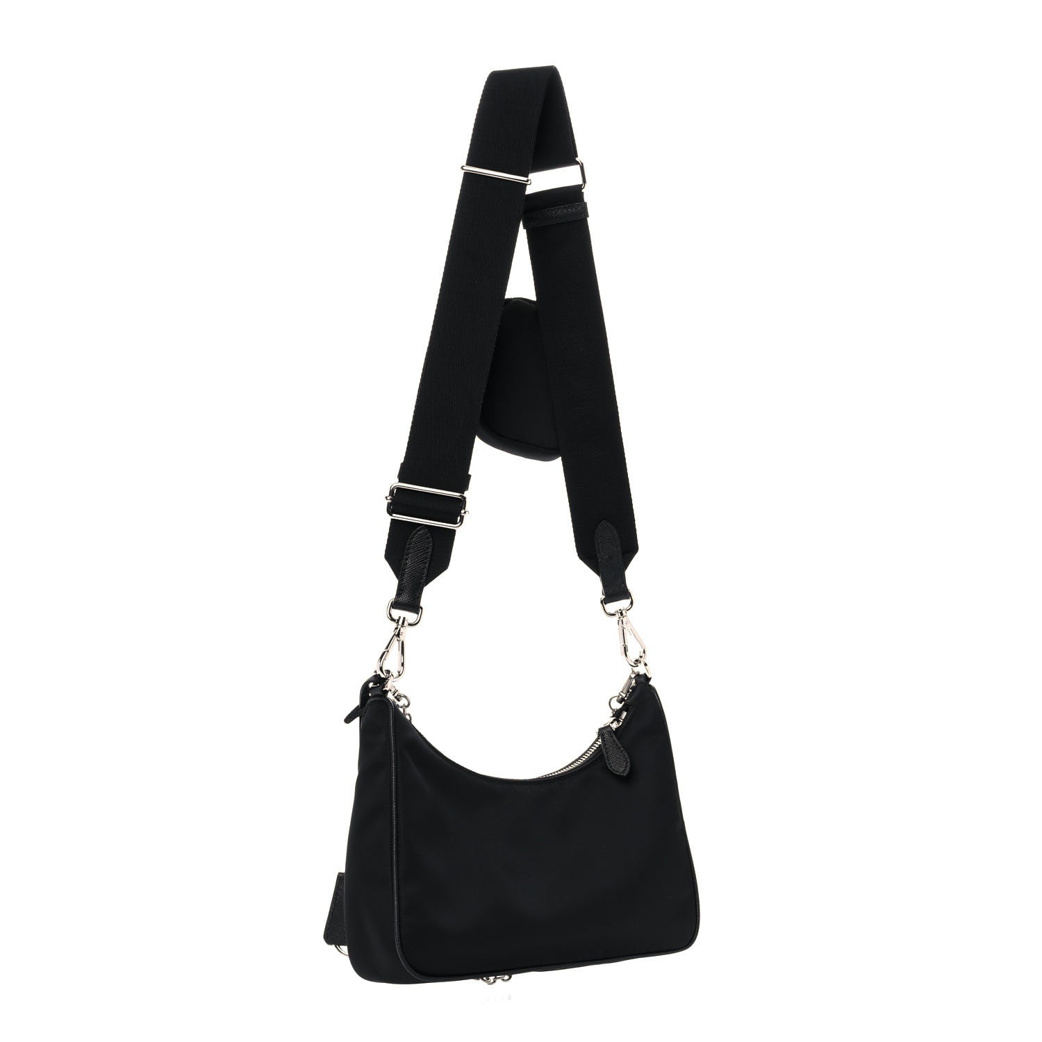 Prada Nylon Re-Edition 2005 Shoulder Bag Black 2 of 9