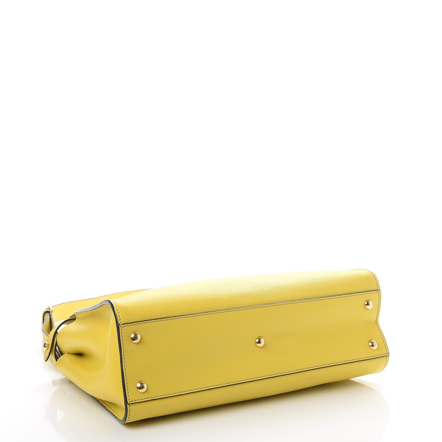 Fendi Vitello Seta Medium Peekaboo Iconic Satchel Cedro 6 of 10