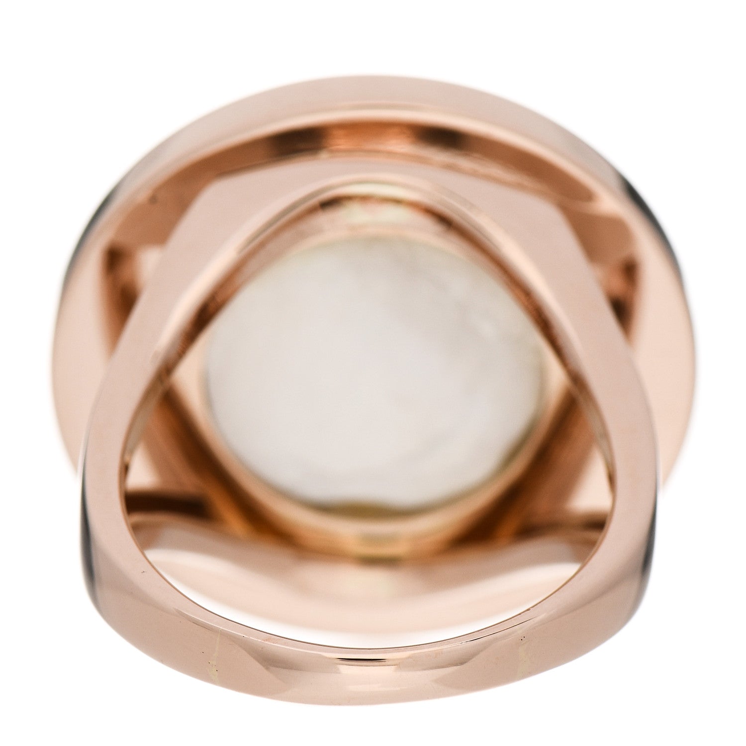Bulgari 18K Rose Gold Mother of Pearl BVLGARI BVLGARI Ring 56 7.5 4 of 6