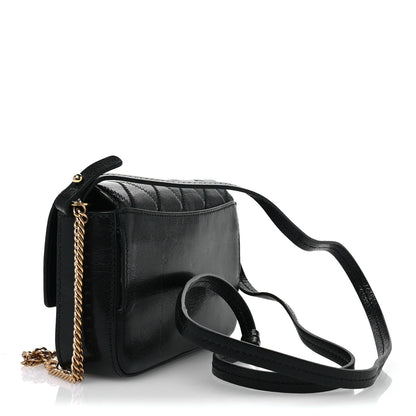 Givenchy Goatskin Quilted GV3 Mini Pocket Convertible Bag Black 3 of 11