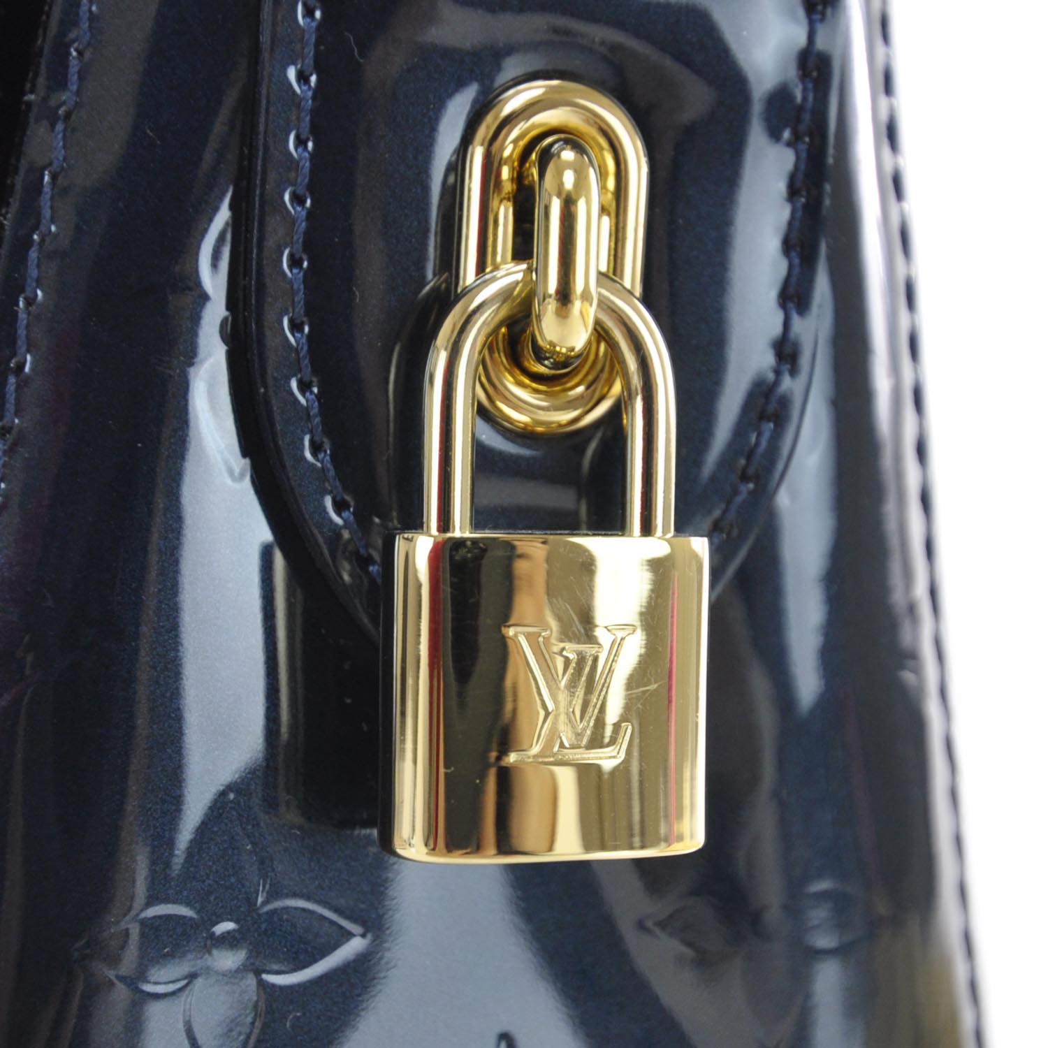 Louis Vuitton Vernis Melrose Avenue Blue Nuit 7 of 10
