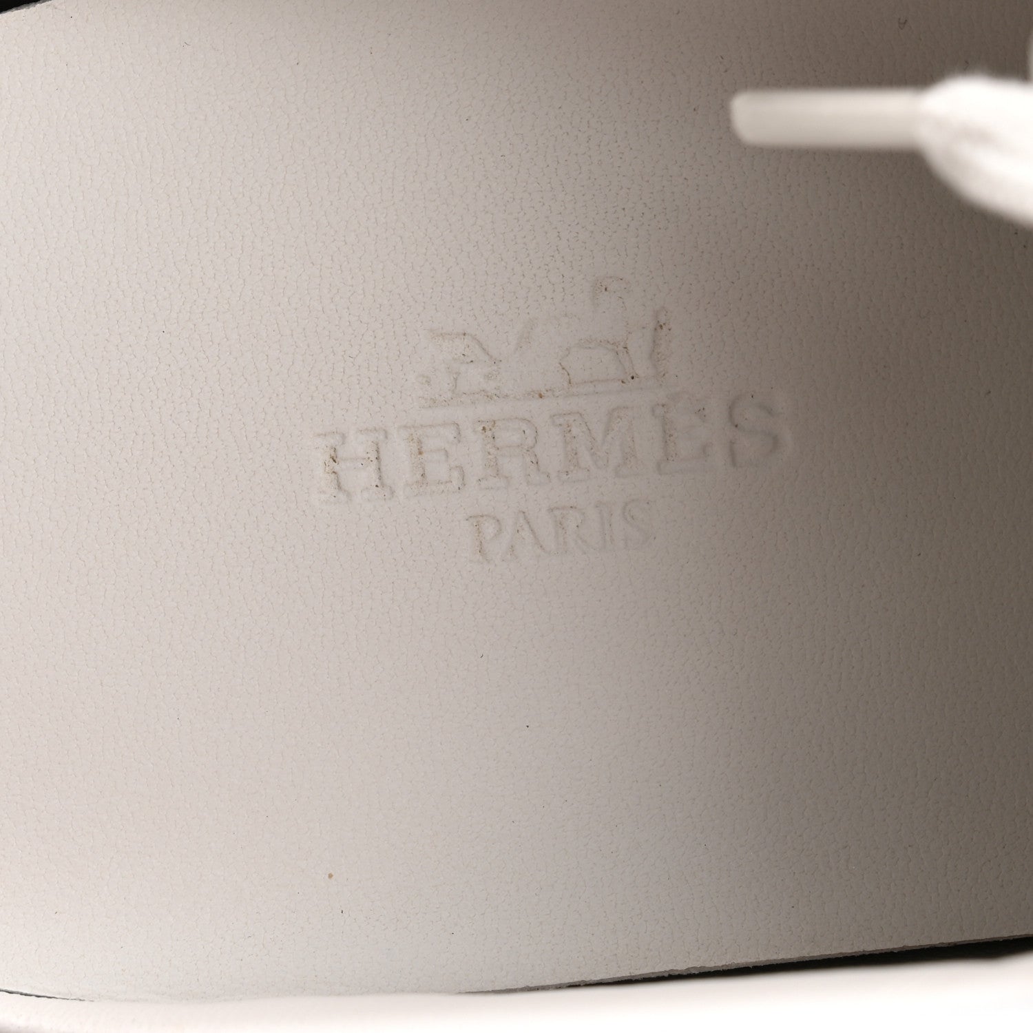 Hermes Calfskin H Canvas Keep Mule Sneakers 39 Prunoir White 9 of 12