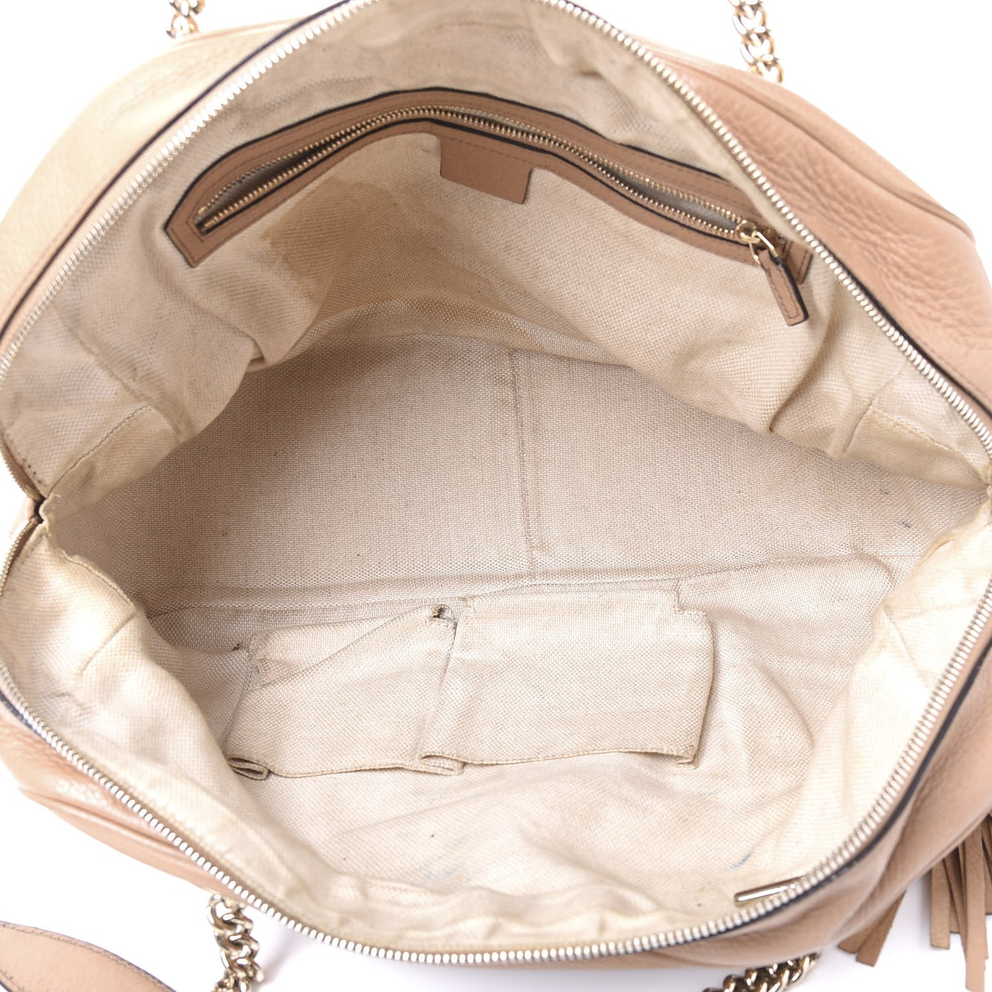 Pebbled Calfskin Medium Soho Bowler Camelia