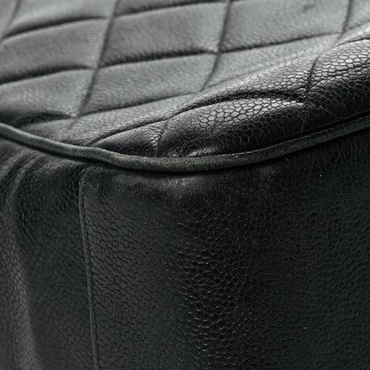 Chanel Caviar Quilted Sun Medallion Shoulder Bag Black 9 of 16