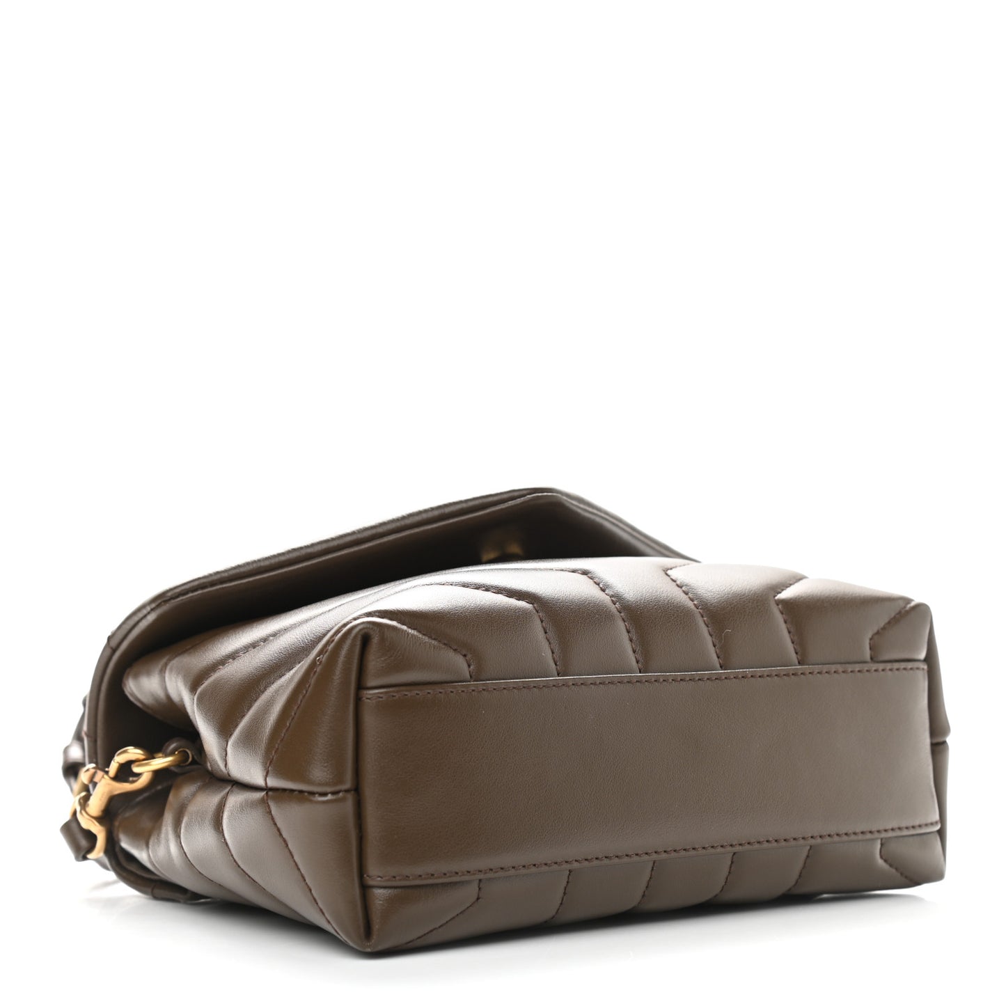 Calfskin Y Quilted Monogram Toy Loulou Crossbody Bag Earth