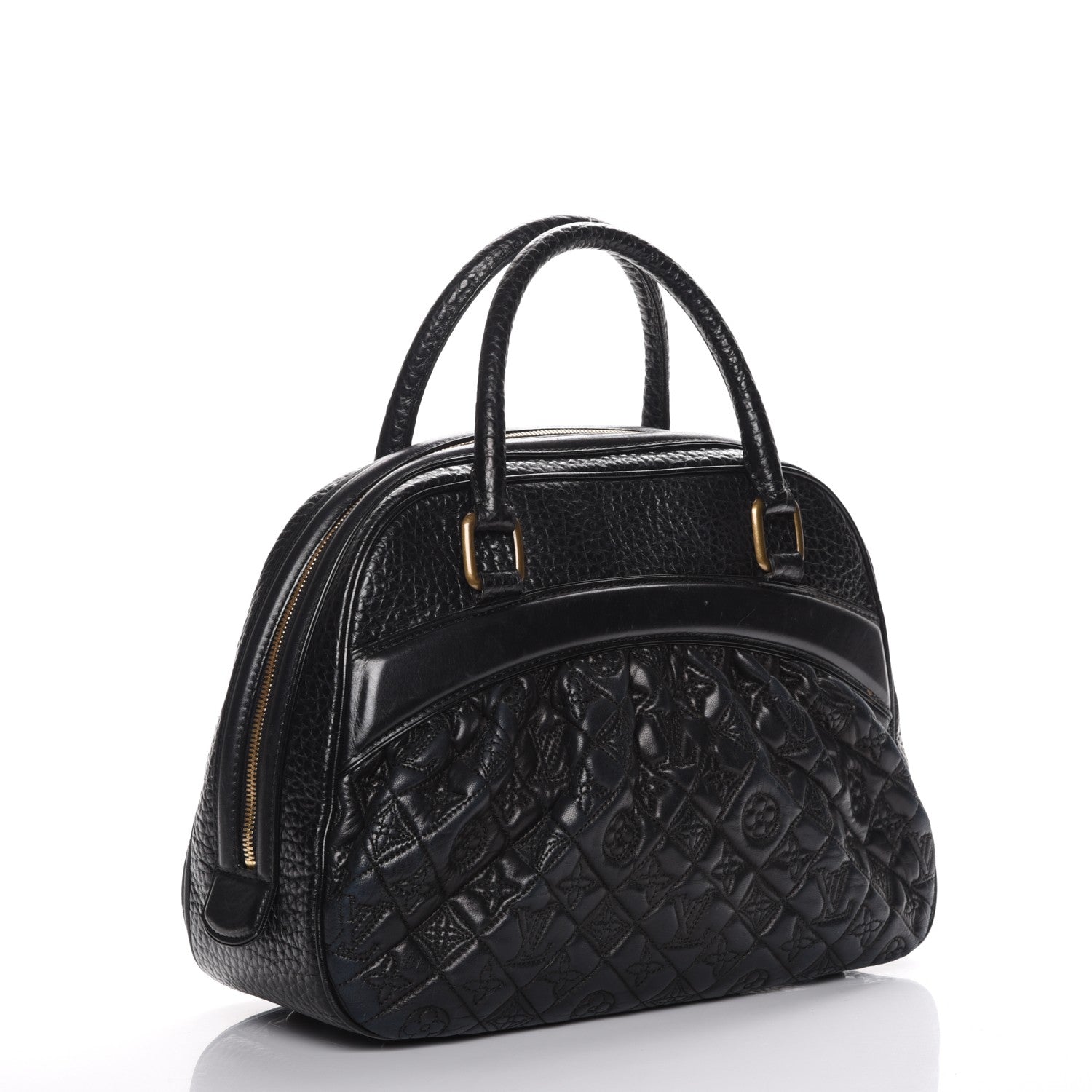 Louis Vuitton Lambskin Vienna Mizi Black 3 of 7