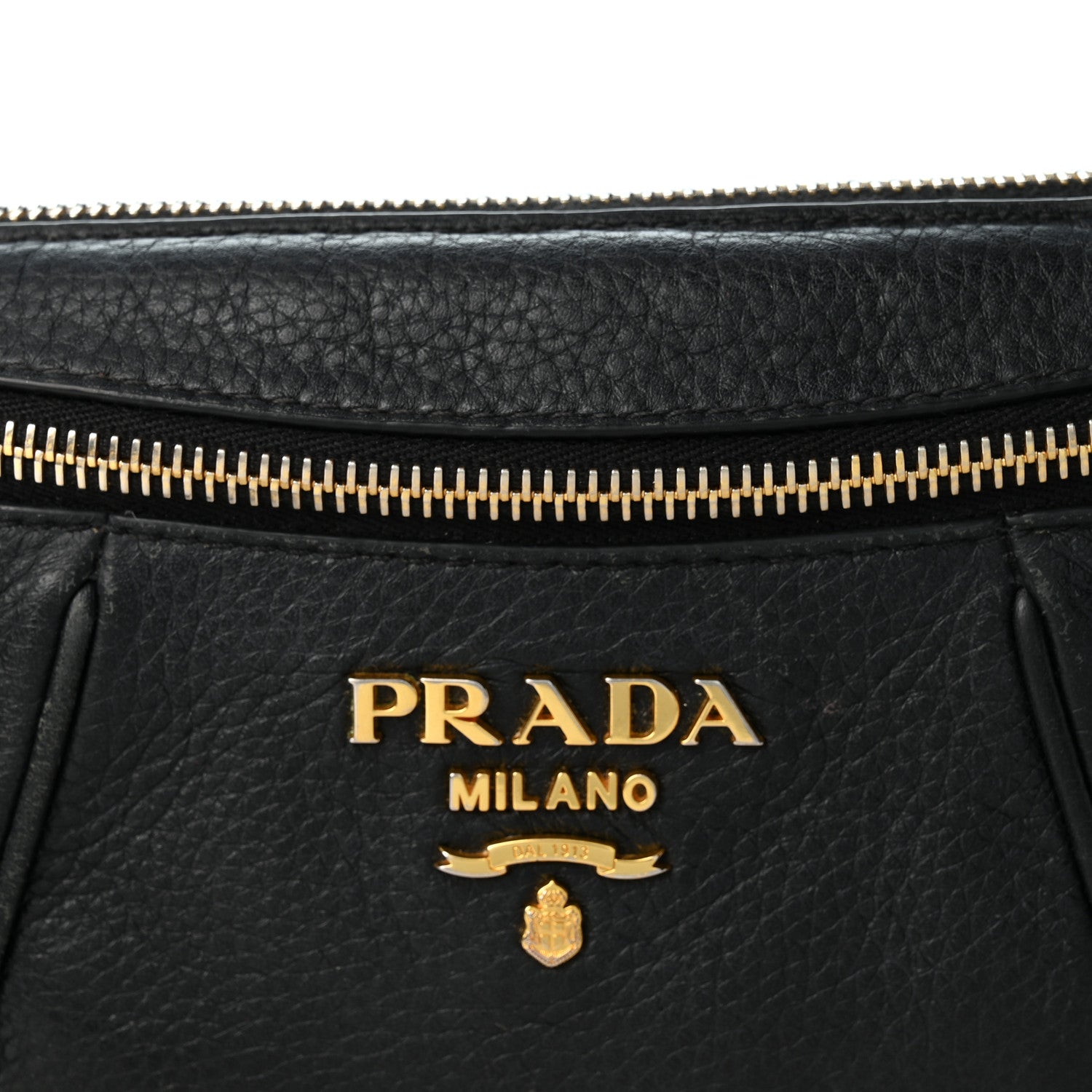 Prada Vitello Daino Small Belt Bag Black 7 of 9