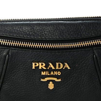 Prada Vitello Daino Small Belt Bag Black 7 of 9