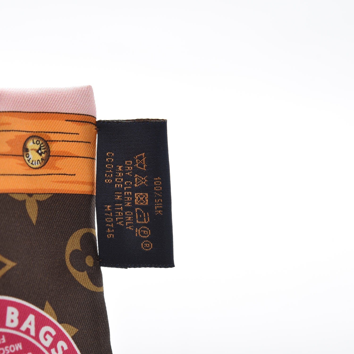 Louis Vuitton Silk Monogram Summer Trunks Bandeau Brown 4 of 4