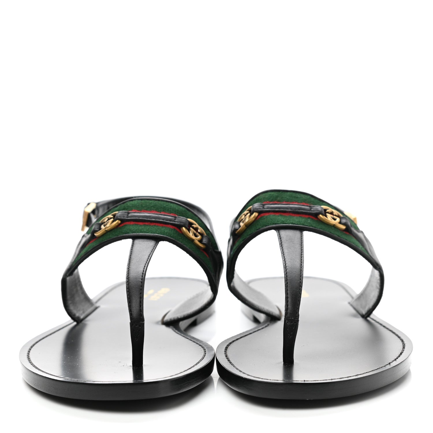 Gucci Nylon Web Lifford Jakarta Sandals 39 Black 2 of 7