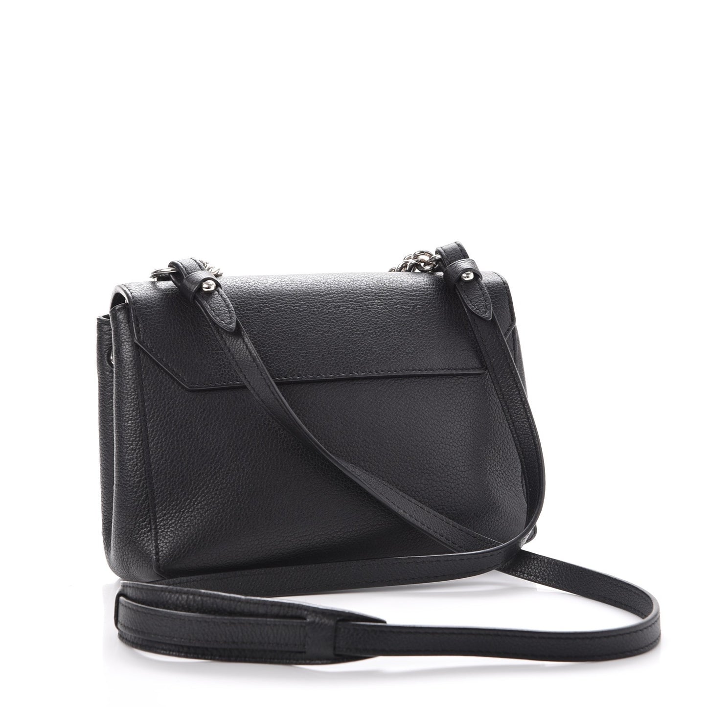 Calfskin Lockme II Chain Bag BB Black