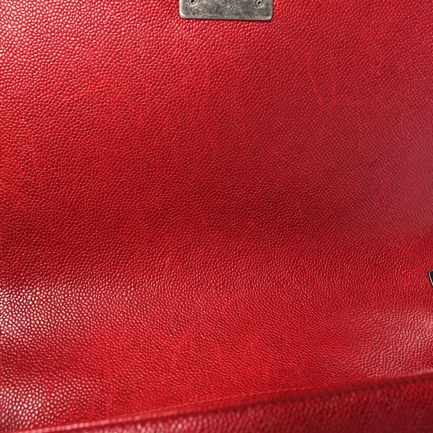 Caviar Quilted New Medium Boy Flap Dark Red