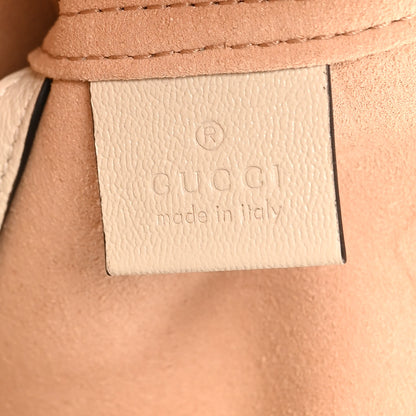 Gucci New Sakai Calfskin Lux Small Dahlia Tote Mystic White 6 of 12