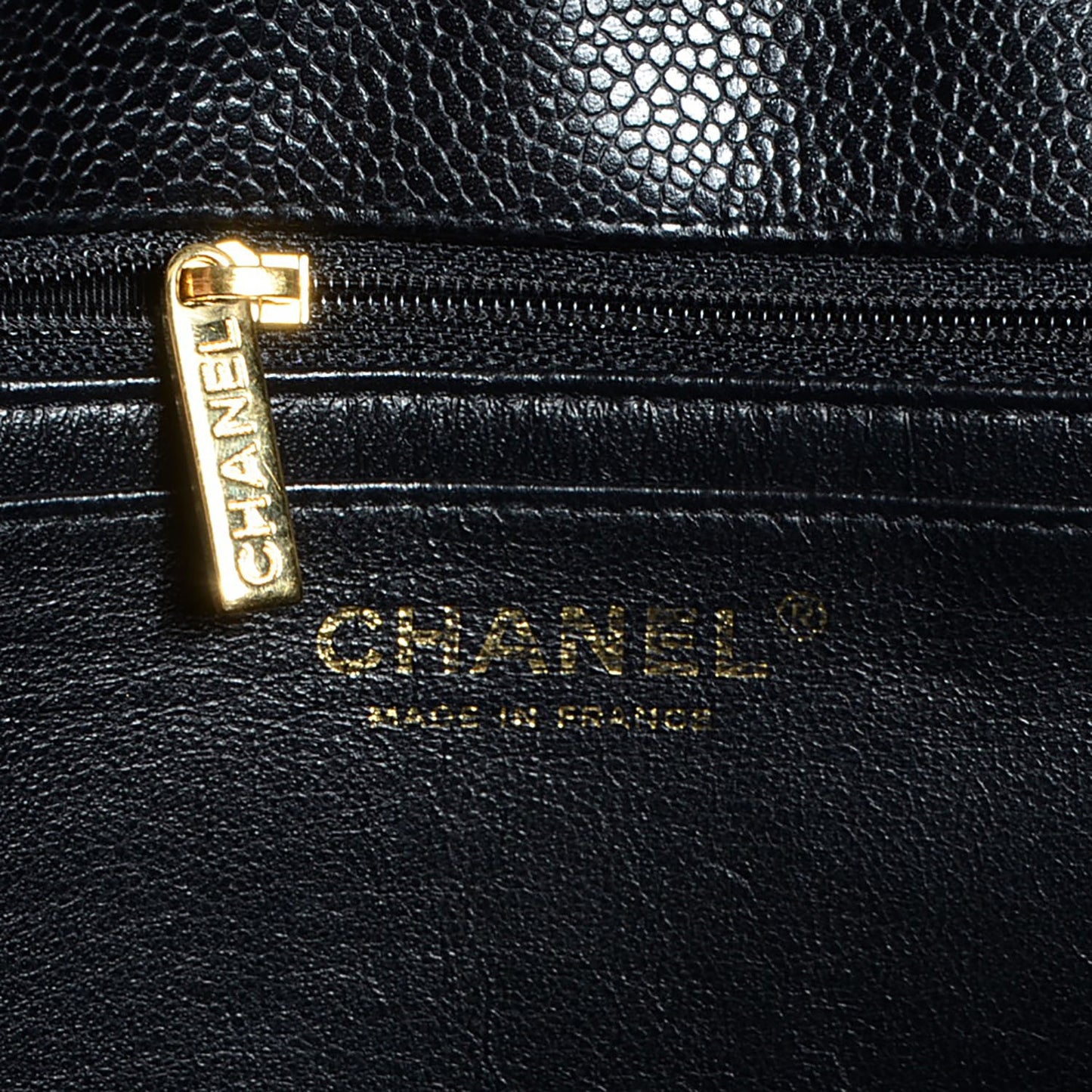 Caviar Quilted Jumbo Single Flap Black