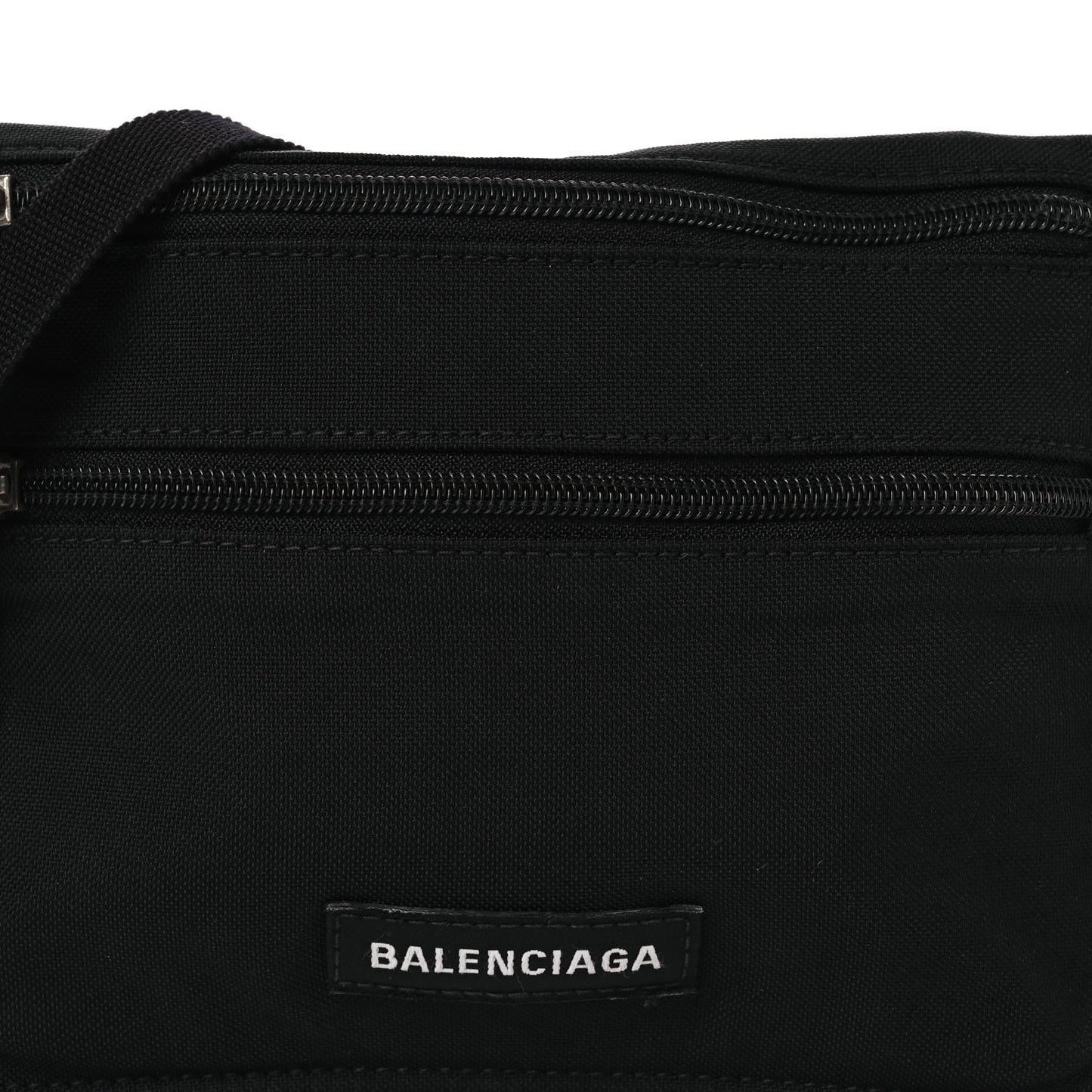 Nylon Explorer Crossbody Pouch Black
