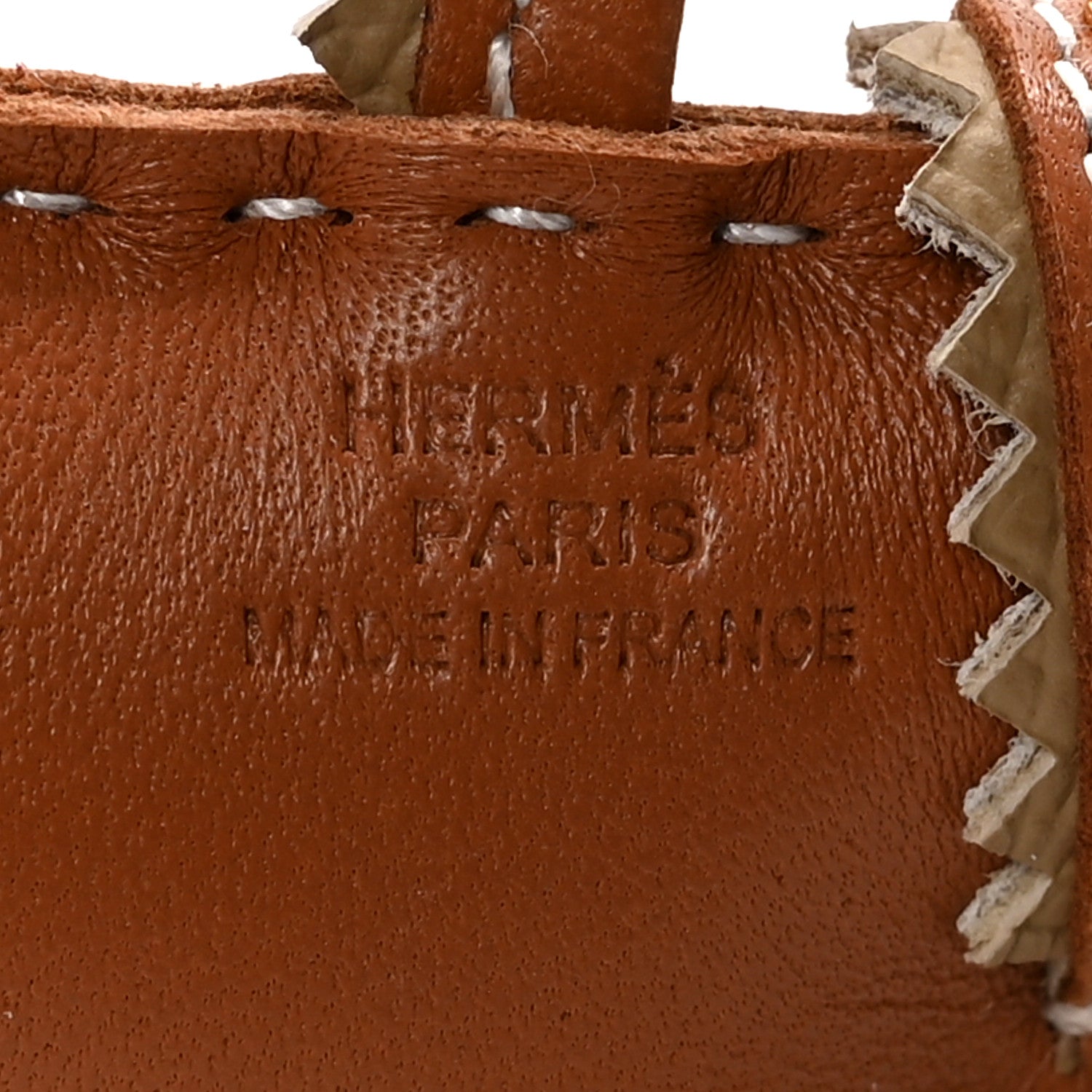 Hermes Milo Lambskin Epsom Shearling Budy Apic Charm Ecru Gold