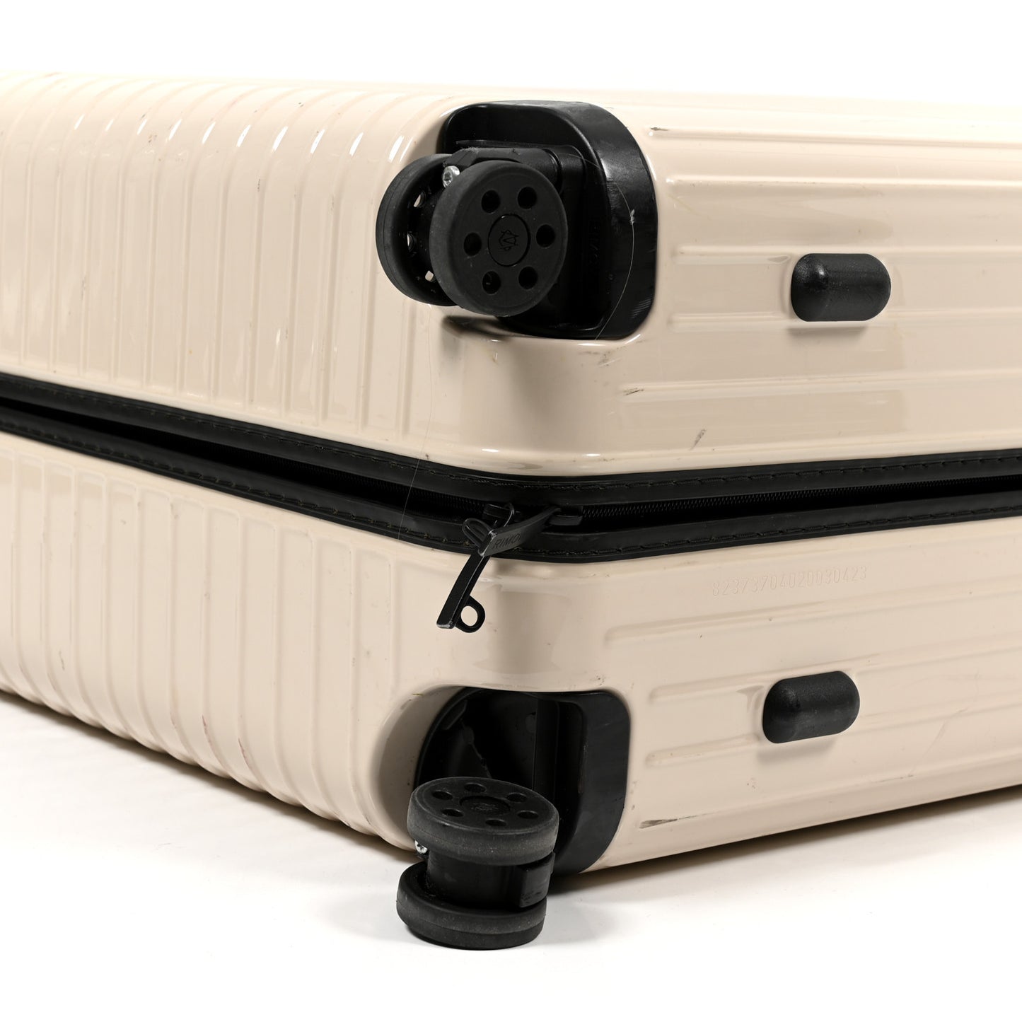 Gloss Polycarbonate Essential Lite Check-In L Ivory Beige