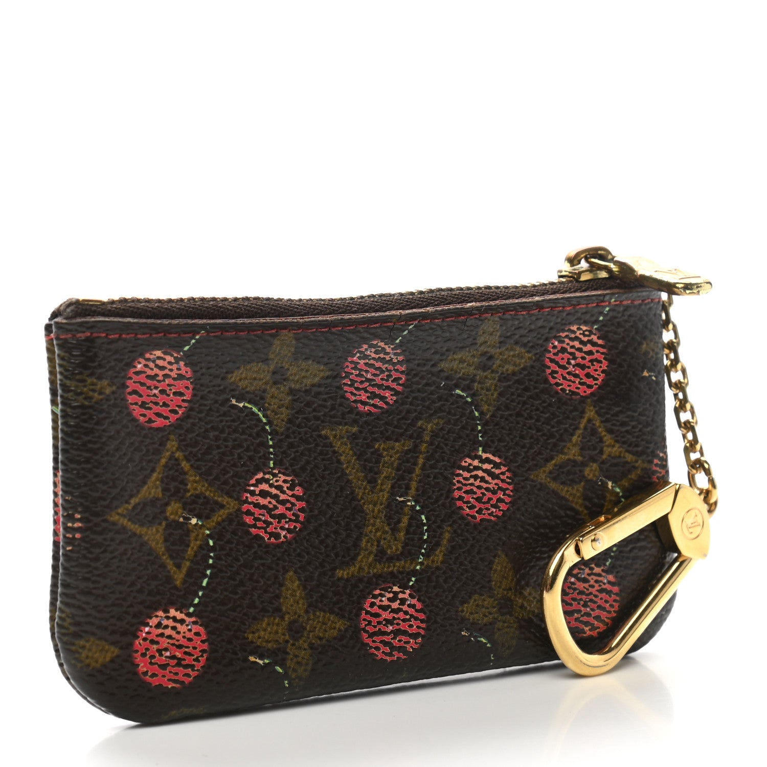 Louis Vuitton Monogram Cerises Key Pouch 3 of 8