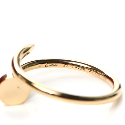 Cartier 18K Yellow Gold Small Juste Un Clou Ring 52 6 4 of 6