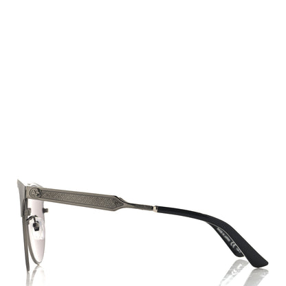 Gucci Metal Round GG0075SK Sunglasses Silver 3 of 7