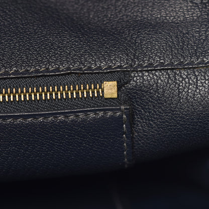 Hermes Taurillon Clemence Birkin 35 Bleu Indigo 14 of 36