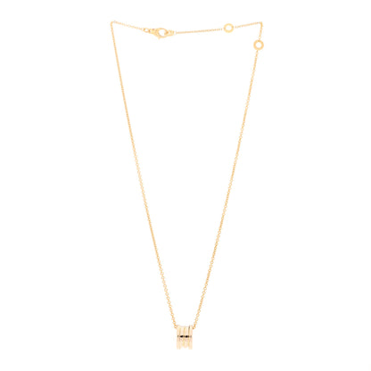 Bulgari 18K Rose Gold B.Zero1 Pendant Necklace 2 of 7
