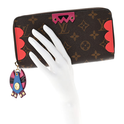 Louis Vuitton Monogram Totem Zippy Wallet Flamingo 2 of 6