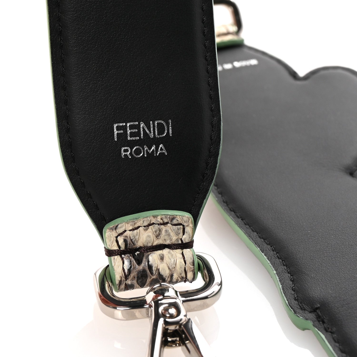Fendi Calfskin Elaphe Open Your Heart Strap You 5 of 6