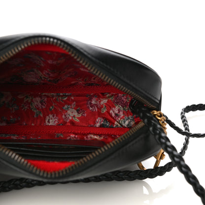 Gucci Calfskin Trapuntata Web Mini GG Shoulder Bag Black 5 of 10