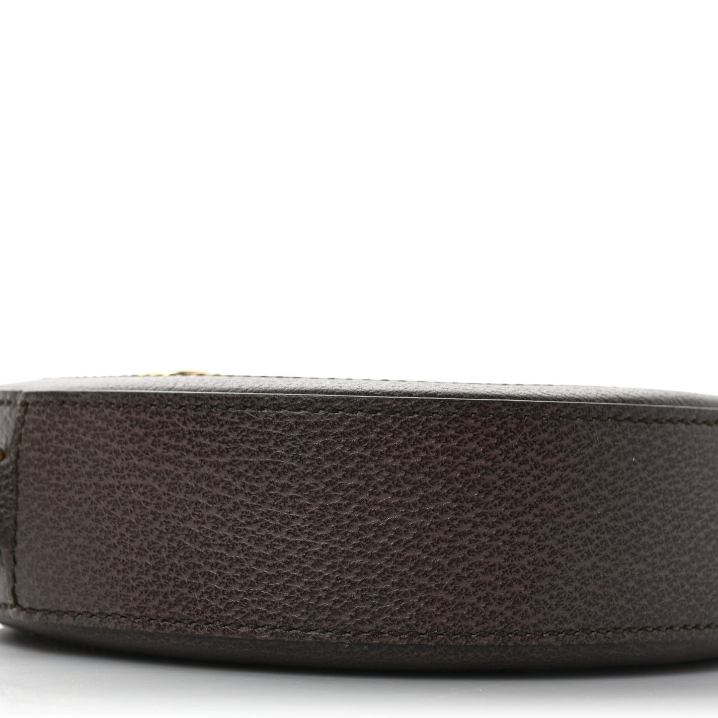 GG Supreme Monogram Web Mini Ophidia Round Shoulder Bag Brown