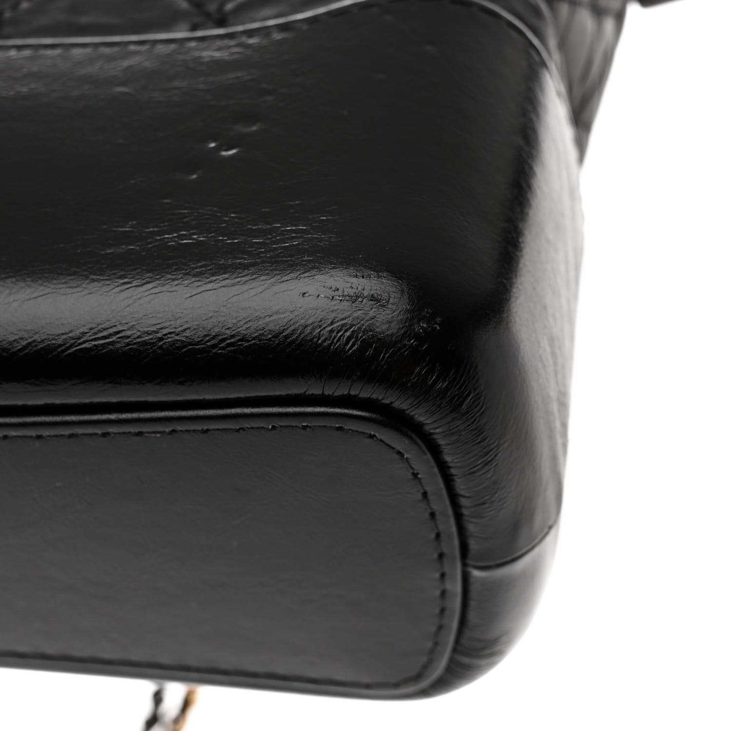 Chanel Aged Calfskin Quilted Medium Gabrielle Hobo Black 10 of 13