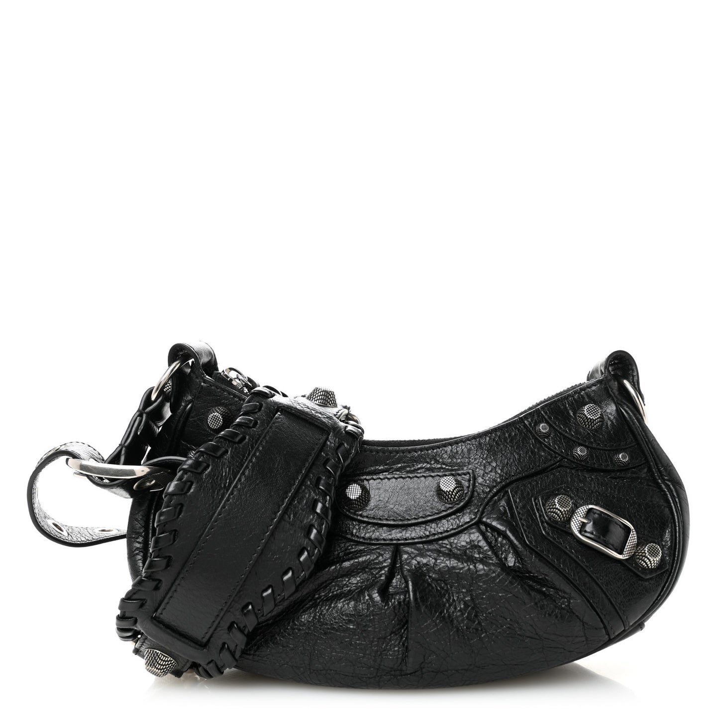 Agneau Arena Le Cagole Shoulder Bag XS Black