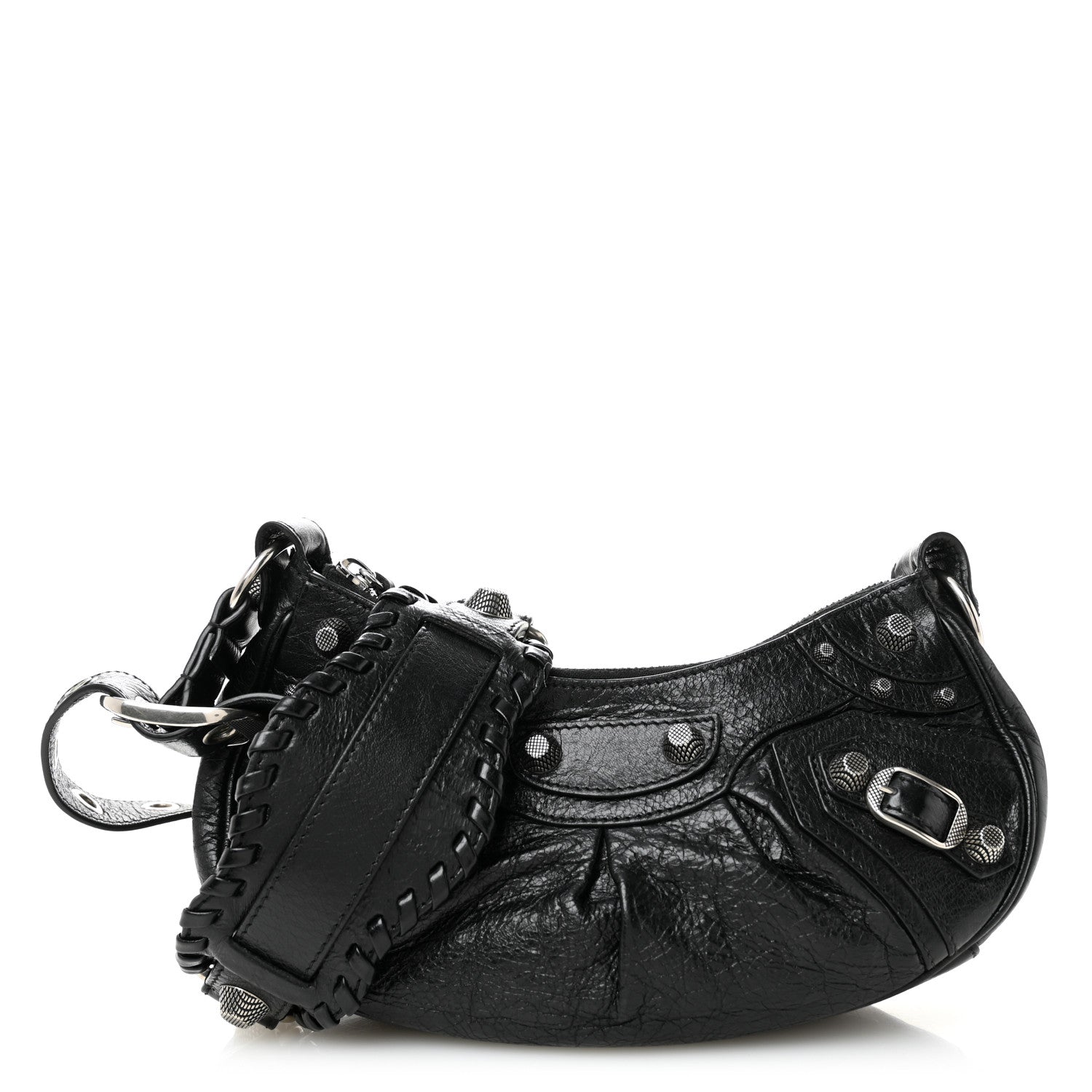 Balenciaga Agneau Arena Le Cagole Shoulder Bag XS Black 1 of 11