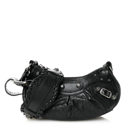 Balenciaga Agneau Arena Le Cagole Shoulder Bag XS Black 1 of 11