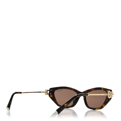 Tiffany Acetate HardWear Cat Eye Sunglasses TF4231U Tortoise Brown 4 of 8