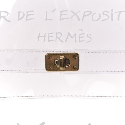 Hermes Vinyl Souvenir De L'Exposition Kelly Transparent 7 of 7