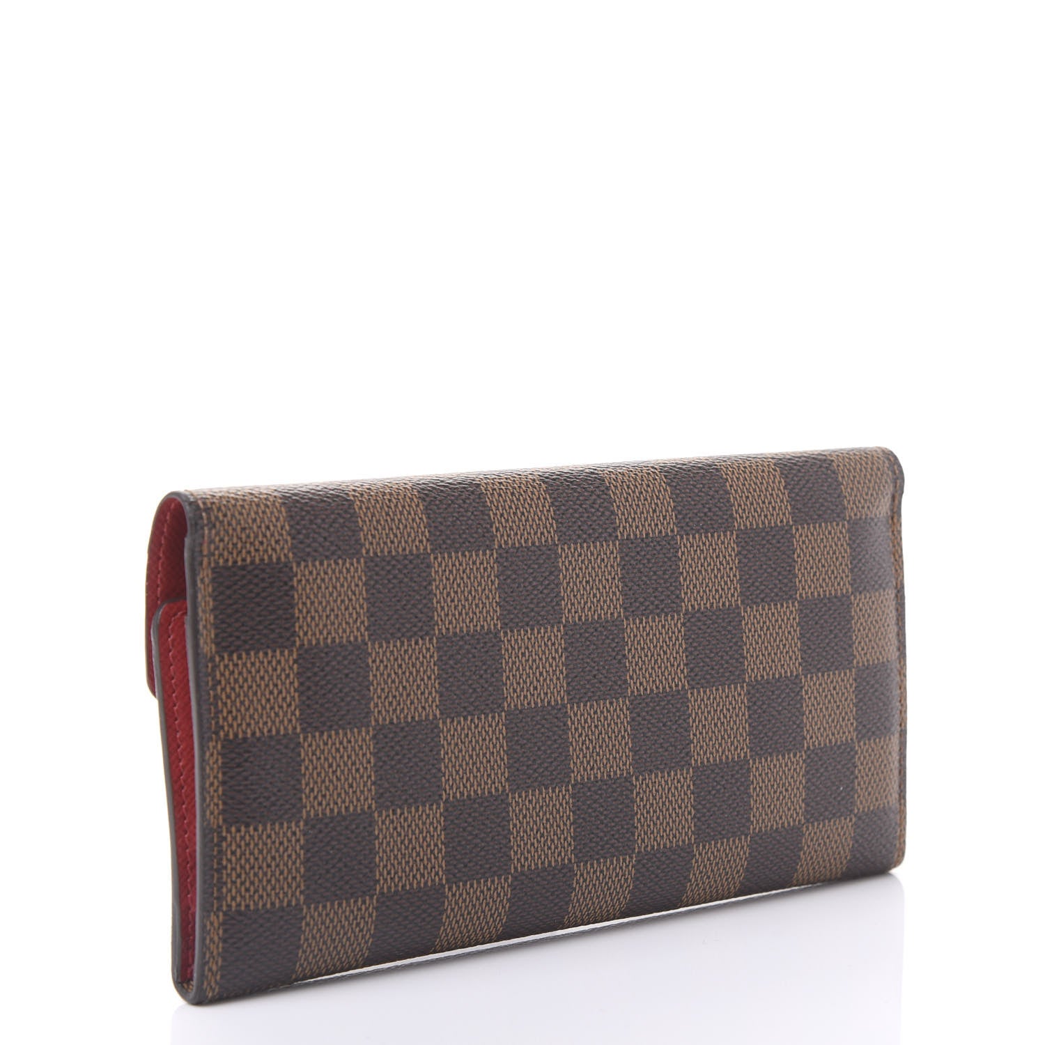 Louis Vuitton Damier Ebene Josephine Wallet Red 3 of 9