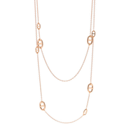 Hermes 18K Rose Gold PM Farandole Necklace 120 1 of 5