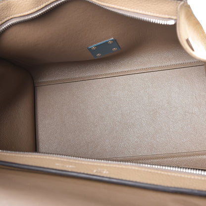 Celine Drummed Calfskin Suede Small Trapeze Dune 7 of 10