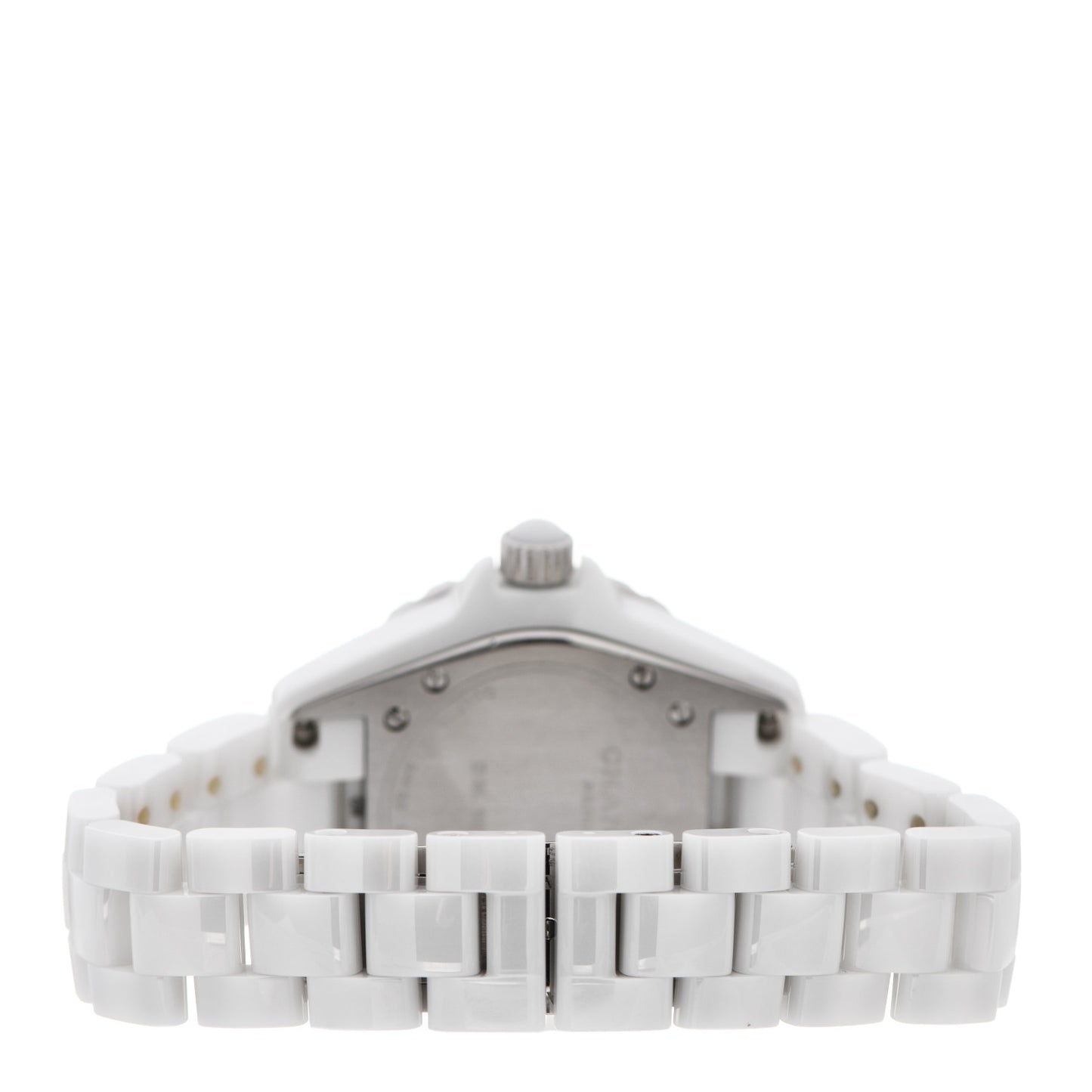 Stainless Steel Ceramic 33mm J12 Quartz Watch White