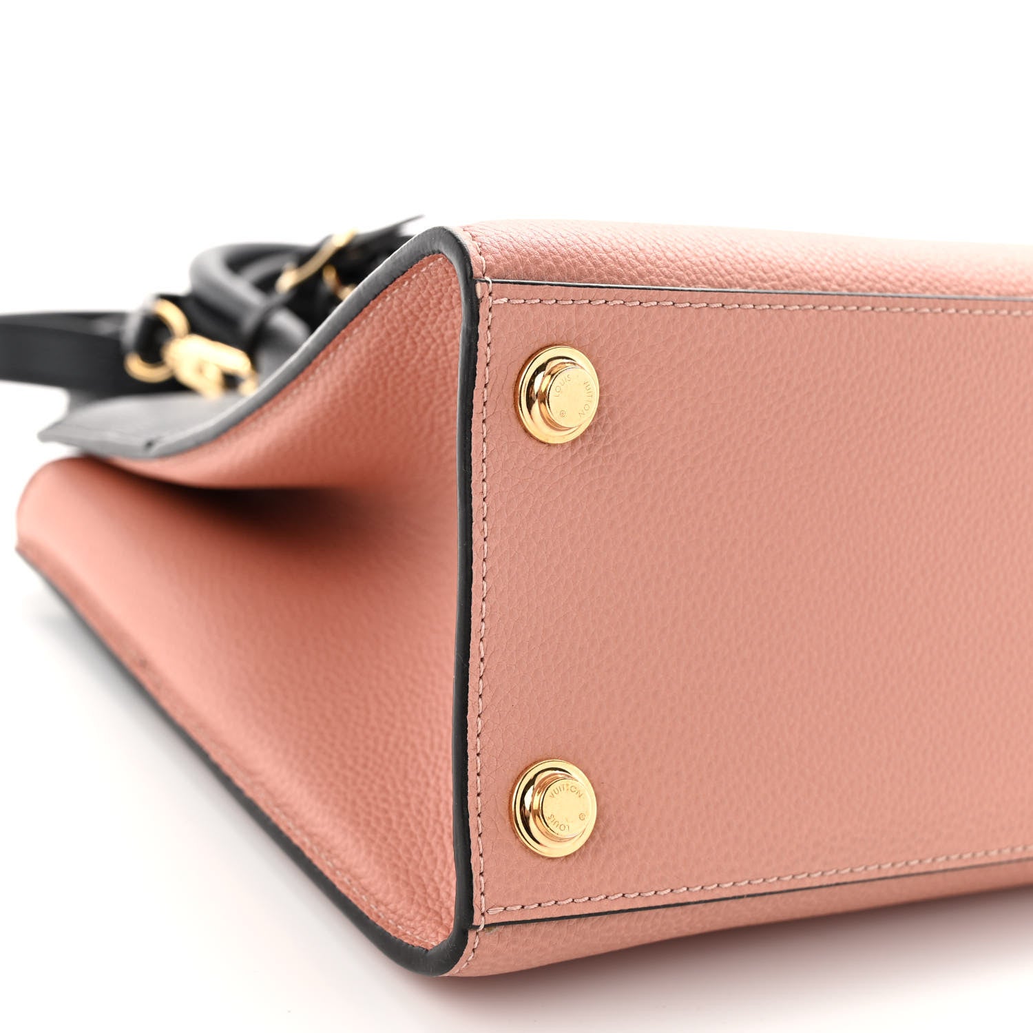 Louis Vuitton Taurillon City Steamer PM Magnolia Pink Black 9 of 9